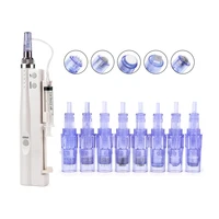 10pcs meso mini water injection pen micro needles screw microneedling cartridges with syringe tube for skin care body treatment