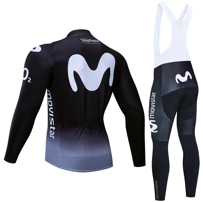 movistar TEAM велосипедная куртка 20D набор велосипедных штанов Ropa Ciclismo мужская зимняя теплая флисовая pro трикотаж для велосипедистов одежда