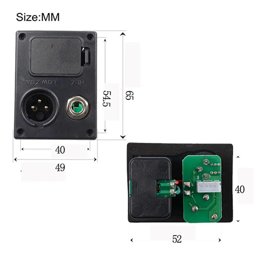 Guitarra Pickup 5-Band Acoustic Guitar Preamp EQ Equalizer Piezo Amplifier LCD Tuner + HI-FI MIC Microphone | Спорт и развлечения