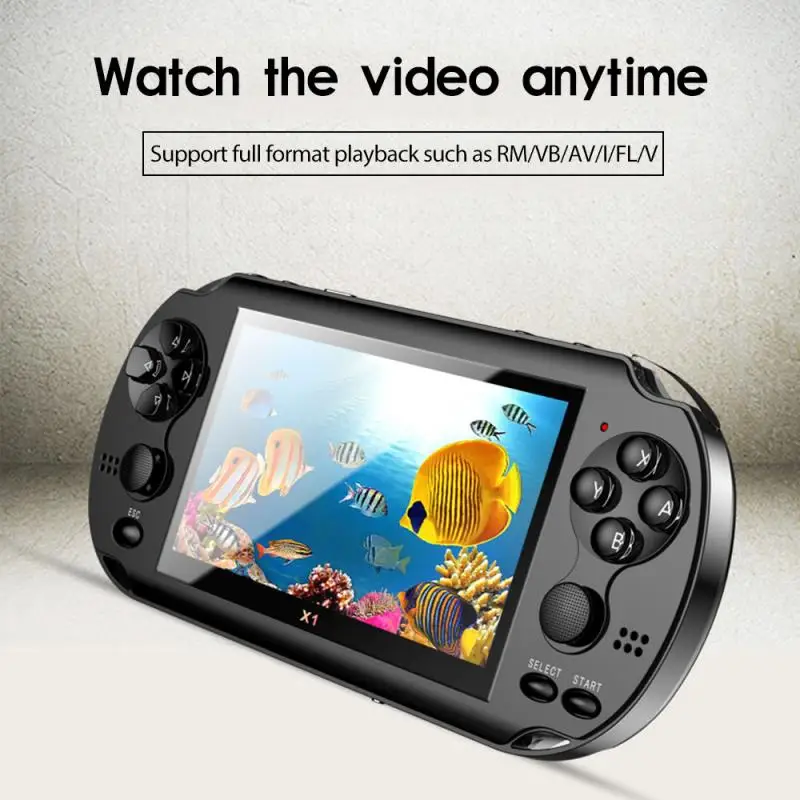 Игровая консоль X1 для PSP 4 3 дюйма ностальгическая Классическая игровая с двойным