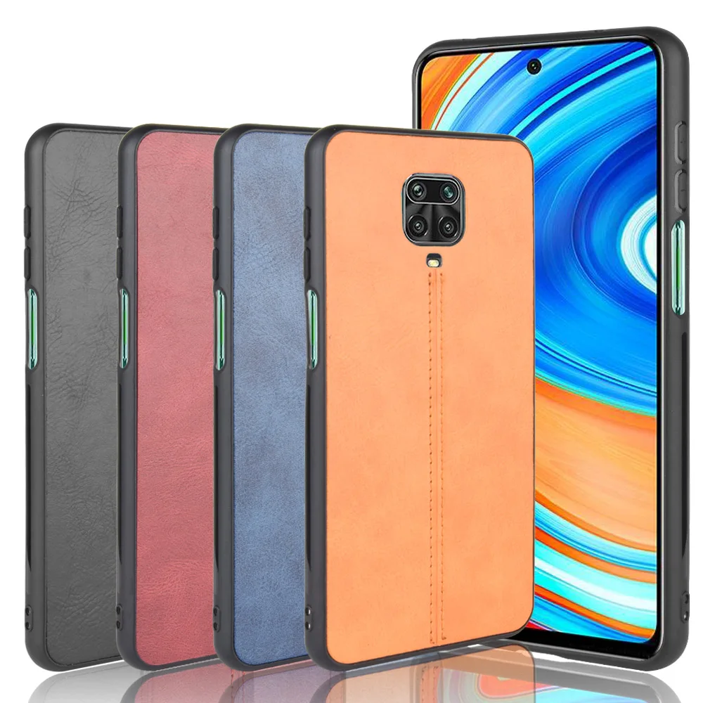Чехол для Xiaomi Redmi Note 9S note 9 S чехол из телячьей кожи с мягкими краями искусственной