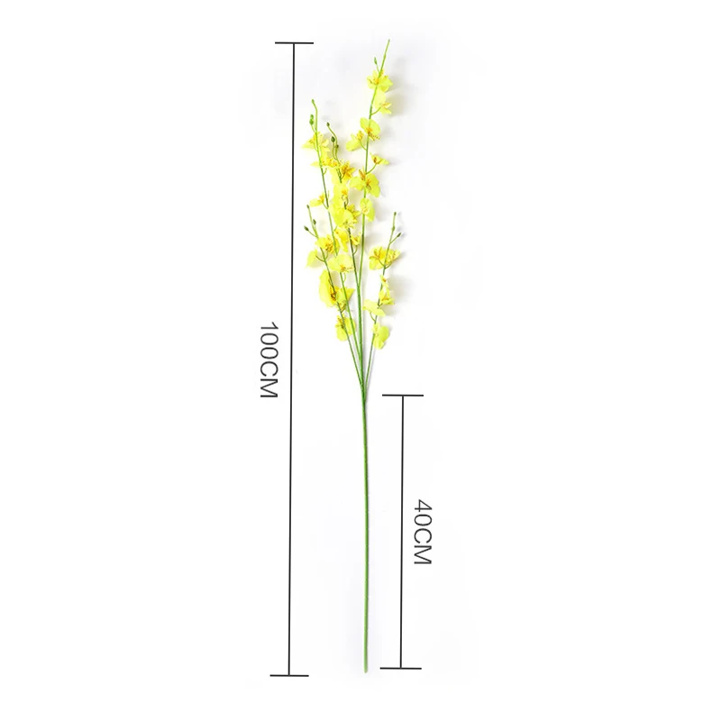 Oncidium hybridum искусственный цветок Шелковый украшение для дома реквизит фотосъемки