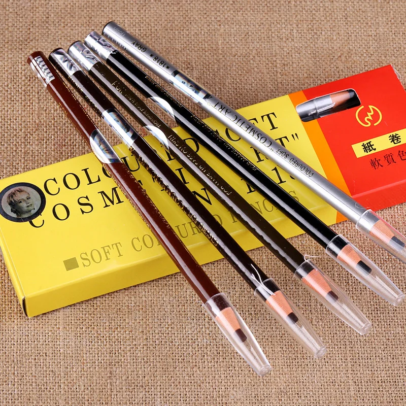 

5pcs Waterproof Microblading Eyebrow Pencil Peel-off Water-Resistant 1818 White Eyebrow Pencil