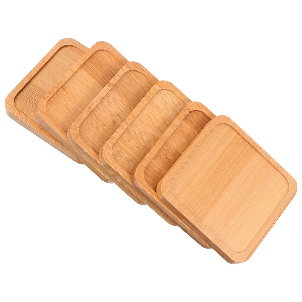 6 шт Декоративный Цветочный Горшок Лотки простой горшки для растений блюдца