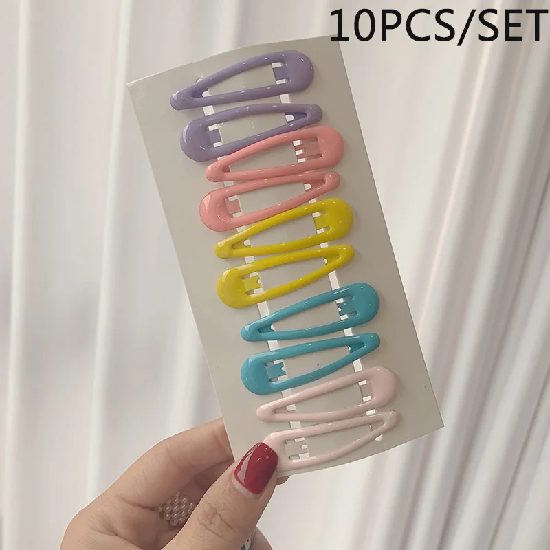 set 3 12 шт./компл. блеск Заколки для волос комплект для девочек Карамельный цвет оснастки Милая Серебряный заколки мини милые шпильки для детских волос аксессуары - Цвет: set 3