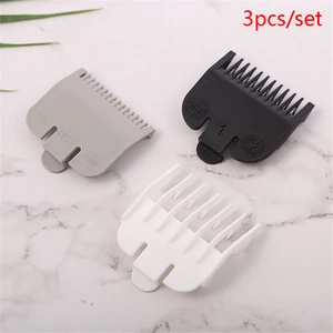 3Pcs 1.5mm/3mm/4.5mm Hair Clipper Replacement Sheath Limit Comb Accessory Guide Comb Professional Su in USA (United States)