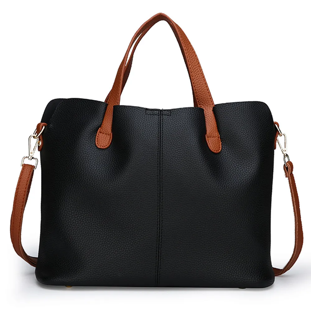 Женская сумка модная кожаная однотонная сумка через плечо на молнии на плечо Bolsa Feminina сумки Прямая Bolso Mujer# YL5