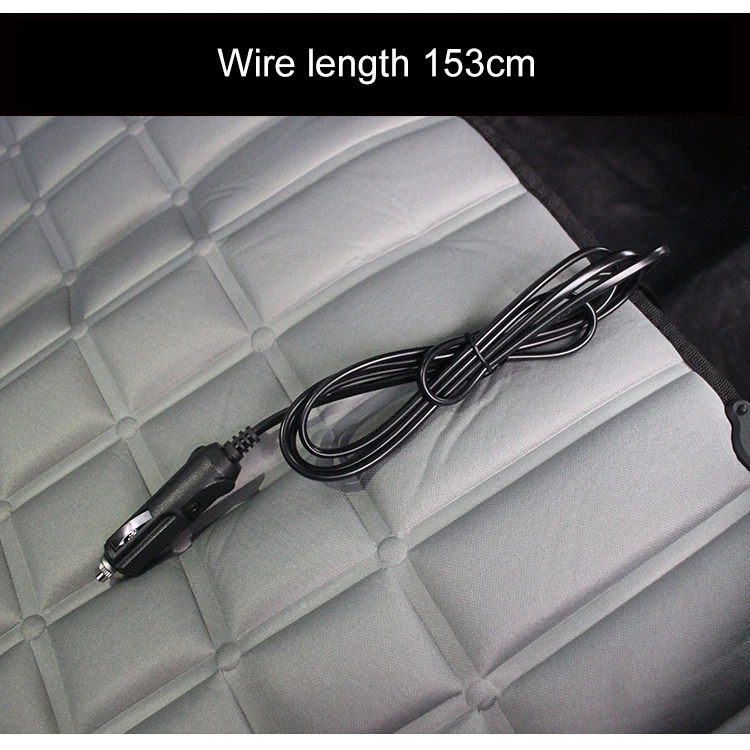 TOSPRA 12 В 42 Вт Автомобильная накладка на заднее сиденье с подогревом подушка чехол