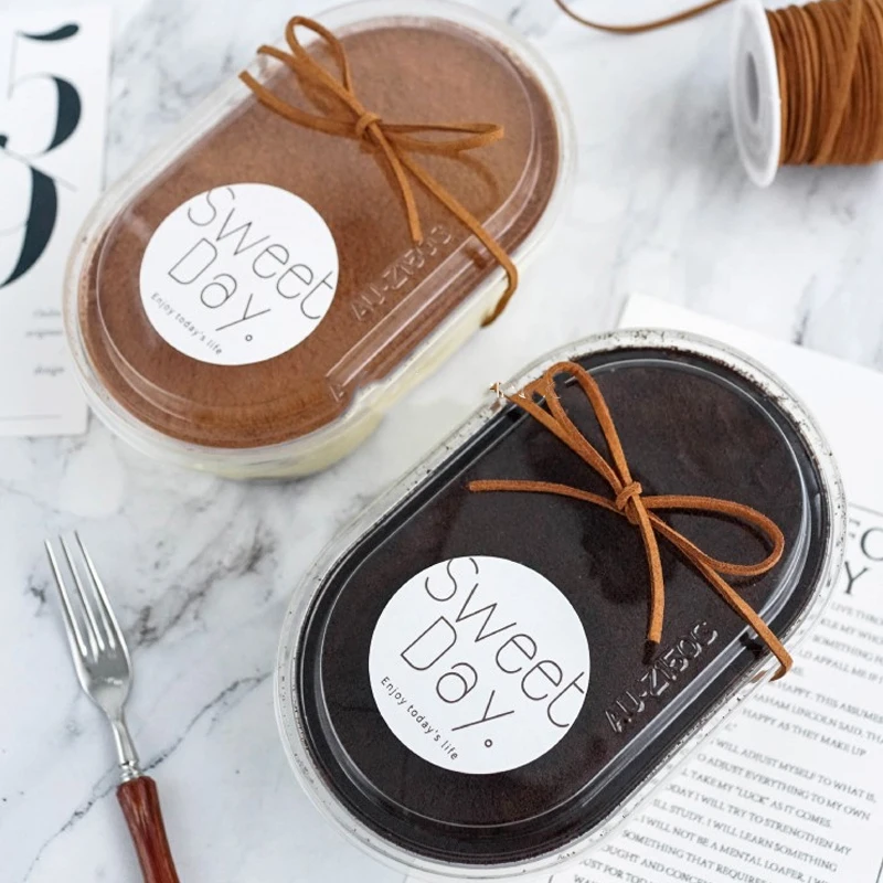 25 шт. утолщенная прозрачная коробка упаковка для фруктового Боба молочного