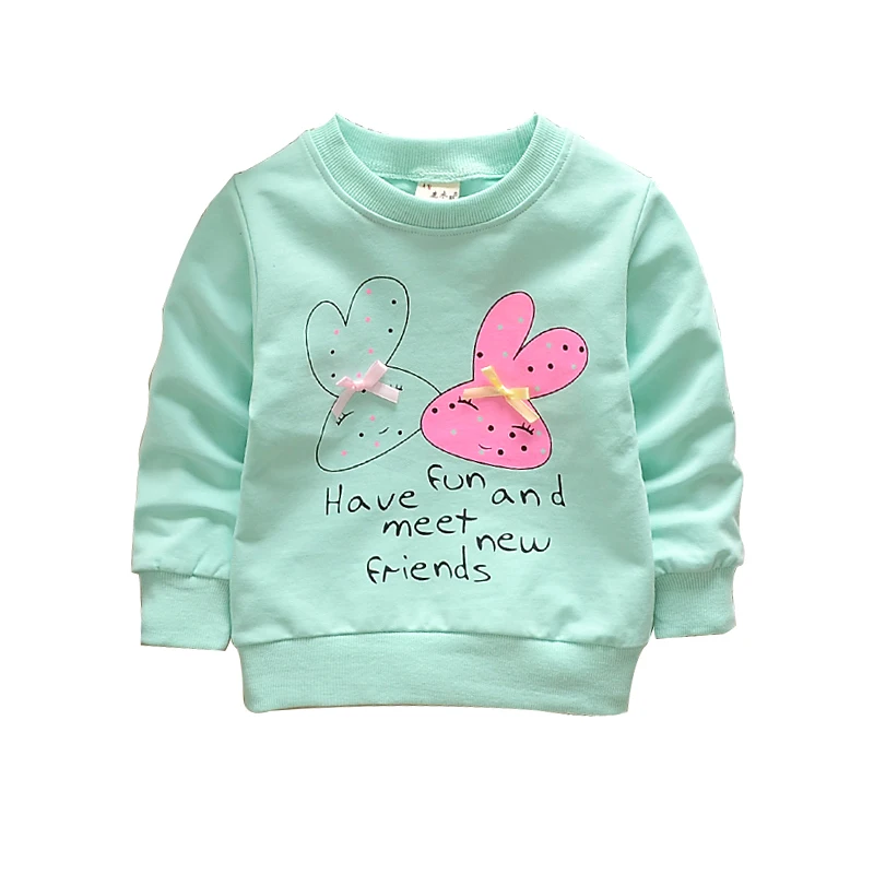 hot sale sweatshirt baby girl Children's t-shirt cotton girls sweater spring and autumn baby clothing