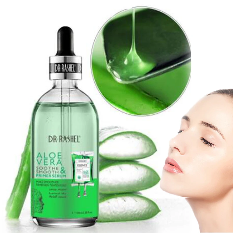 

100ML Aloe Vera Face Essence Solution Moisturizing Oil Control Soothing Facial Essence Serum Skin Care Product