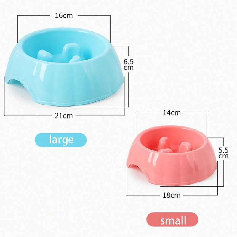 Новая портативная настольная миска для еды щенков замедления кормушка кишечника