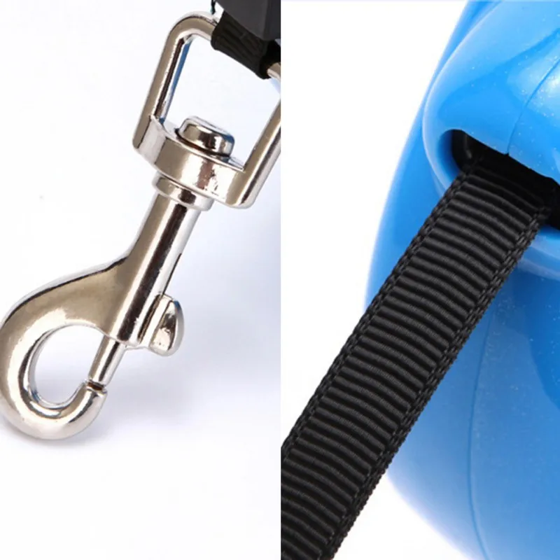 

3M/5M Durable Nylon Dog Leash Automatic Retractable Lead Rope Outdoor Puppy Walking Supplies Portable Dog Accessories