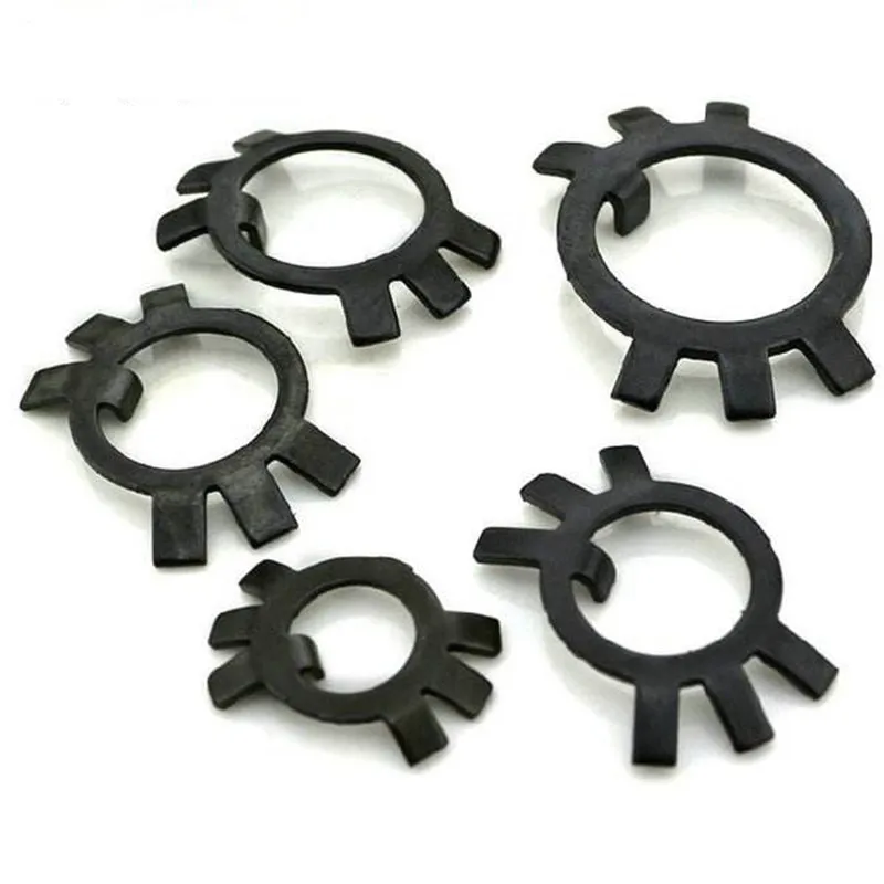 M64-200 DIN70952 GB/T858 Tab Washers For Slotted Round Nuts Six-jaw Retraction Ring Stop Washer Lock Gasket Spacer | Обустройство