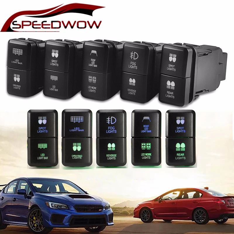 SPEEDWOW автомобиля двойной пятно света Противотуманные фары дальнего работы крыши