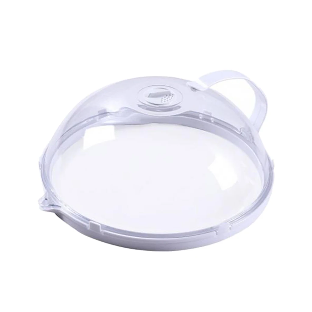 

Microwave Plate Cover Lid with Handle Anti-Splash Keeps Microwave Oven Clean