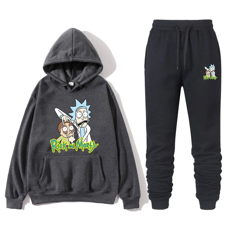 2019 новый бренд Рик Морти с капюшоном Мужские и женские толстовки хлопок капюшон +