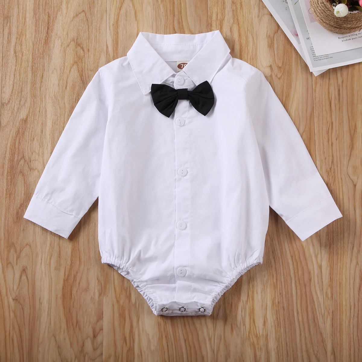 

Infant Newborn Baby Boys Outfits Jumpsuit Summer clothing Gentleman Bowknot Tie Bodysuit Long Sleeve shirt Clothes New