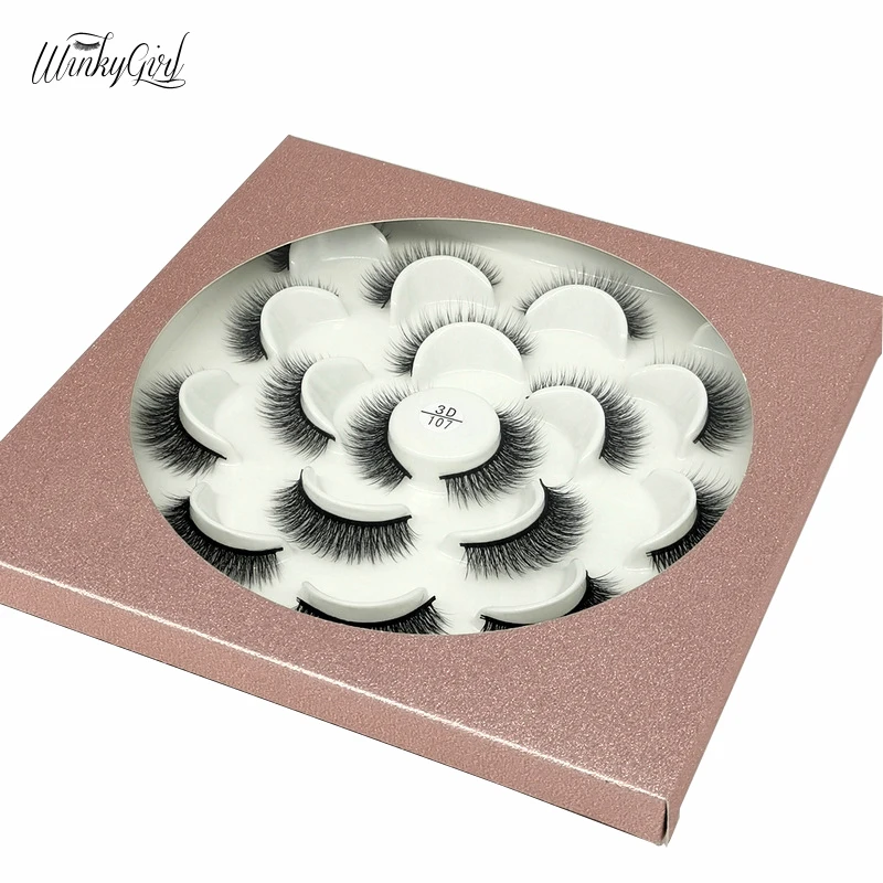 Накладные ресницы удлинитель ресниц 3D синтетические волосы натуральные