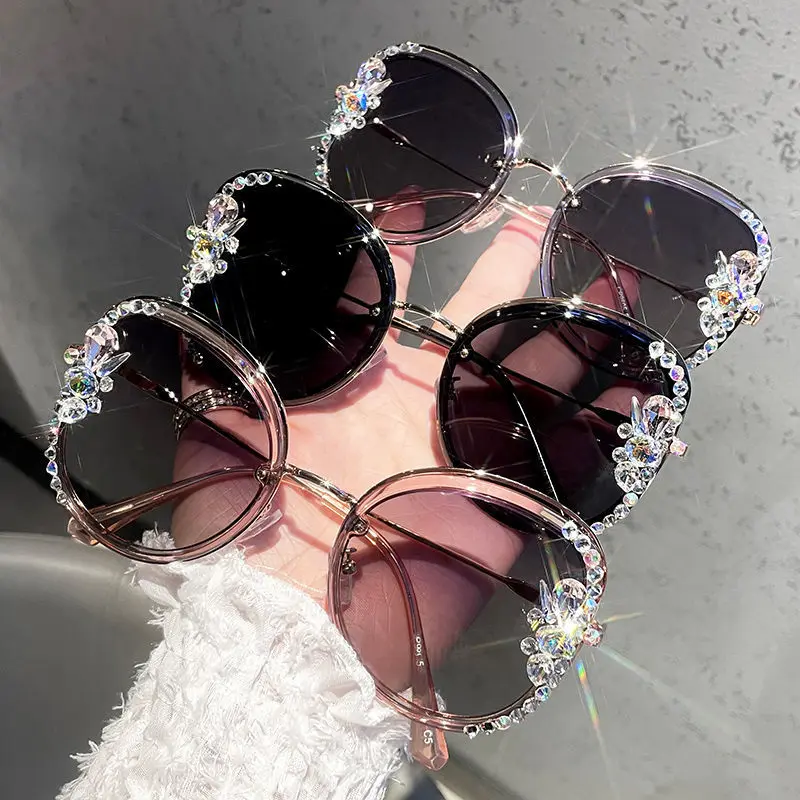 

Diamond Sunglasses Women Anti Ultraviolet High Definition Polarized Day And Night Driving Glasses New Trend 2021