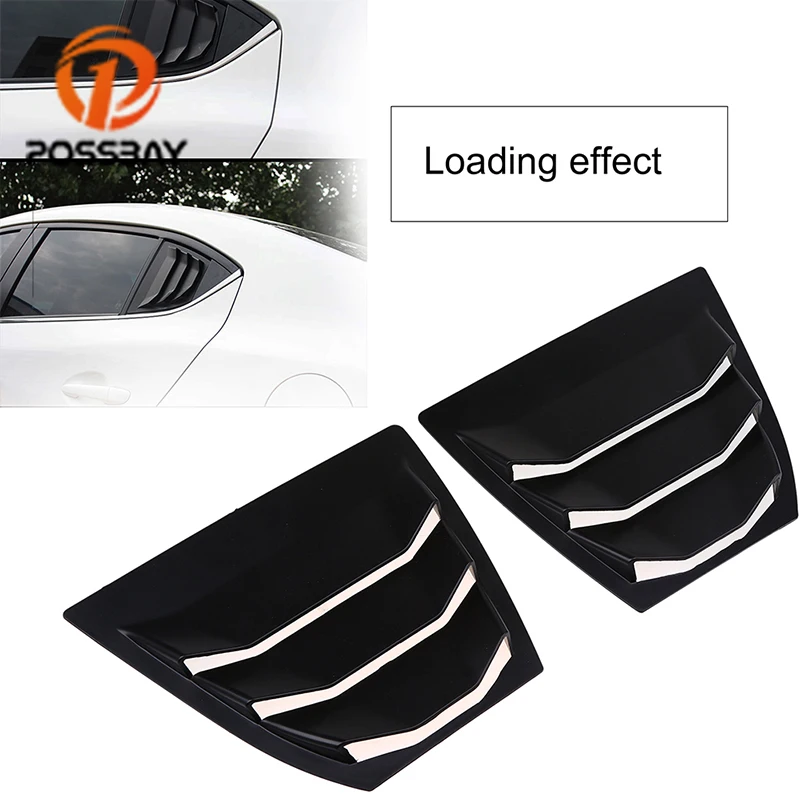 Posbay Автомобильная панель заднего окна украшение капота вентиляционные