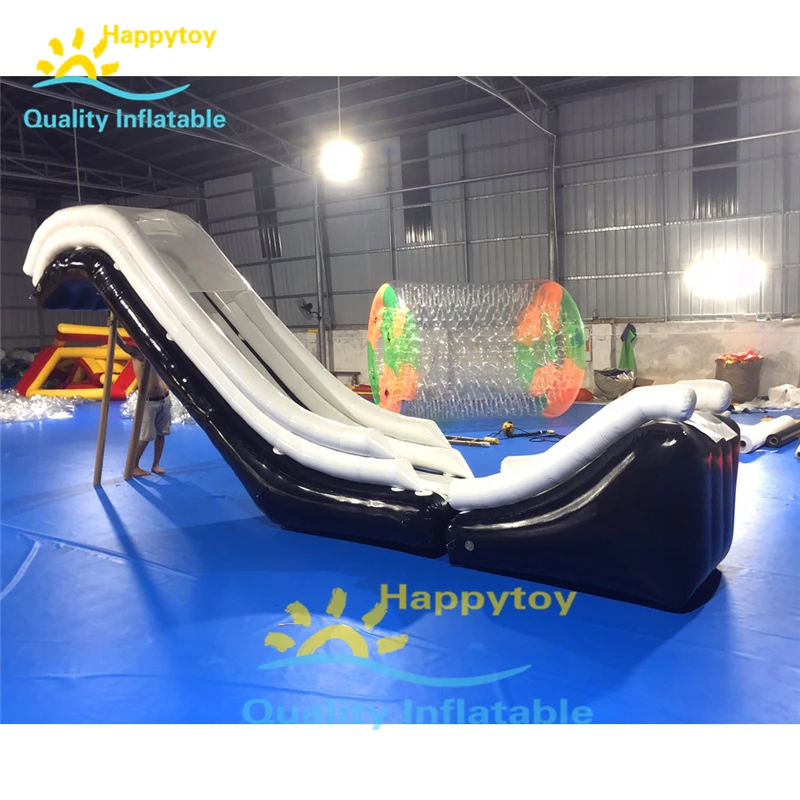 Коммерческое использование надувная платформа плавающие водные горки для