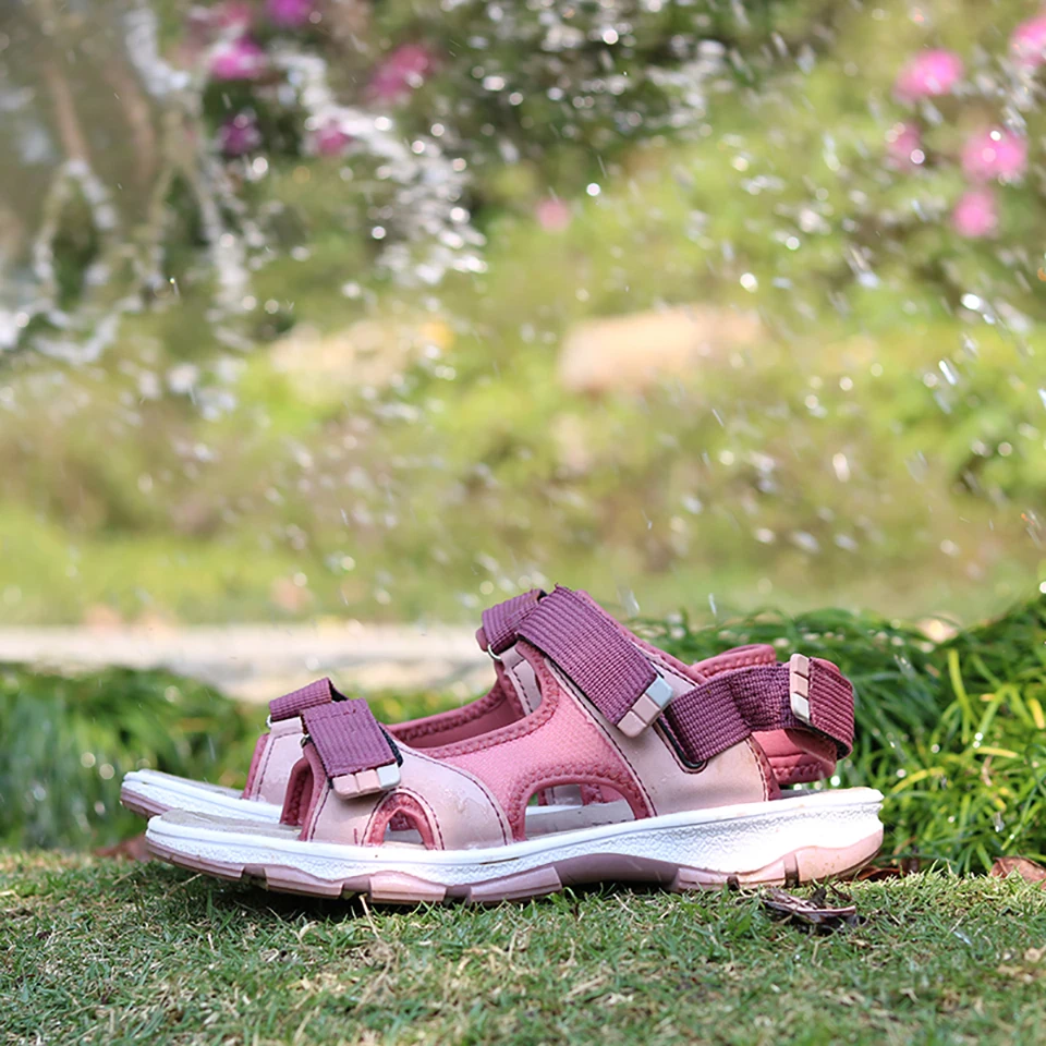 Сандалии GRITION женские дышащие Нескользящие плоская подошва Повседневная Уличная