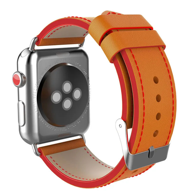 Коровьей кожаная Петля ремешок для apple watch iWatch серии 3/2/1 Тиффани синий разные