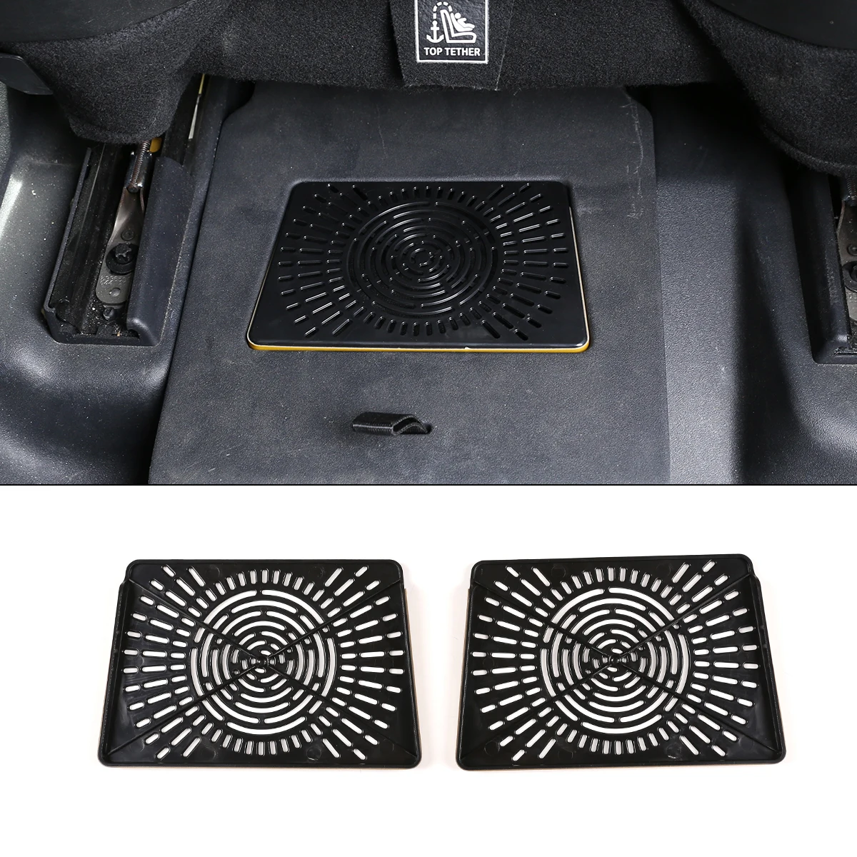 

Для Land Rover Defender 110 2020-2022ABS автомобильный Стайлинг под сиденьем AC Heat воздуховод кондиционера решетка вентиляционного отверстия Защитная крыш...