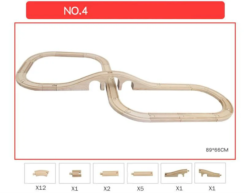 Деревянный трек набор оригинальный мост Томаса DIY деревянный образовательный
