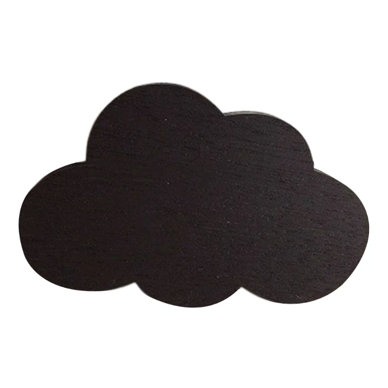 

MXLB Nordic Style Cute Cartoon Cloud Shape Wooden Wall Hook Kids Room DIY Wall-Mounted Coat Rack Hanger Home Decoration for