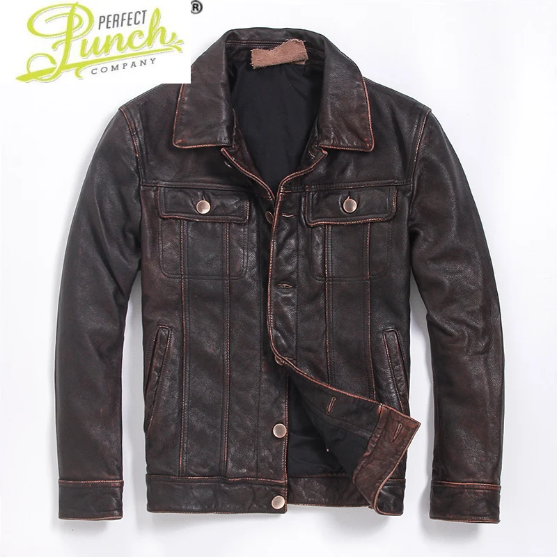 

Leather Men Cowhide Genuine Coats Motorcycle Jacket Man Plus Size 6xl Spring Autumn Clothes 2021 Ropa Hombre Pph1547