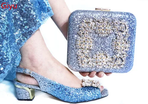 Doershow Модный комплект из обуви и сумки в африканском стиле комплекты с