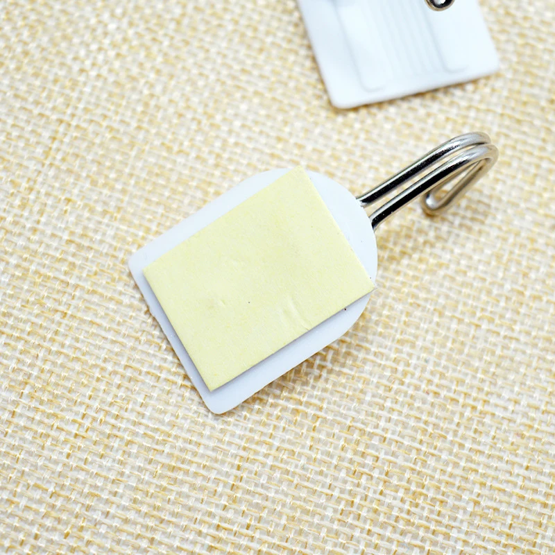 6 шт. Новый Белый самоклеящийся настенный крючок-вешалка пластиковая липкая