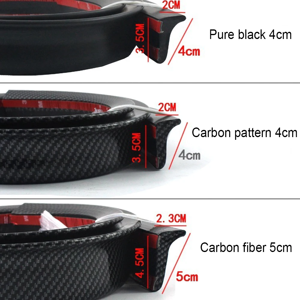 Универсальный автомобильный спойлер 1 5 м углеродное волокно задний крыша крылья