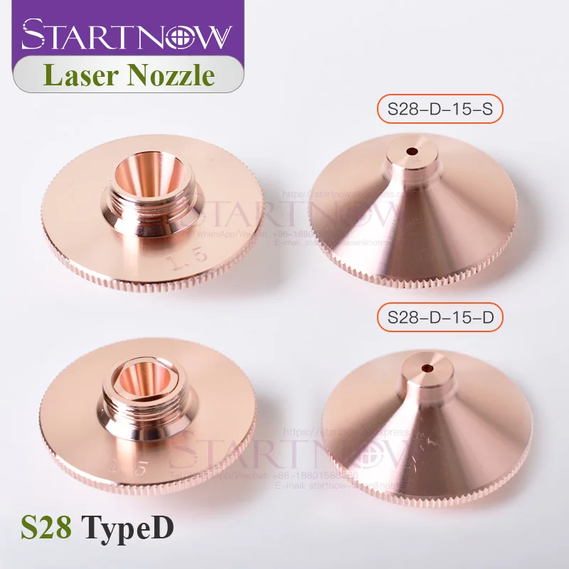 Startnow S28 D WSX волоконные лазерные сопла для Precitec HANS Head однослойный Калибр 1 0 2 5