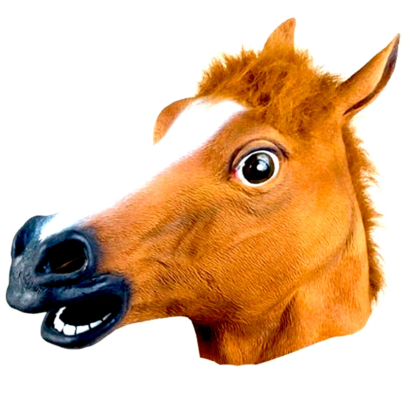 

Horse Head cover mask Fancy Dress Adult Costume Accessory macka mascaras halloween The V for Vendetta Party Cosplay masque Mask