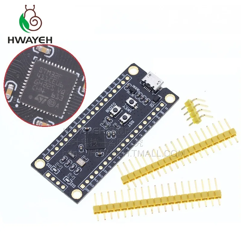 Макетная плата STM32F401CCU6 411CEU6 256 Кб ROM V1.2 STM32F4 обучающая для симулятора Arduino ST-Link V2 |