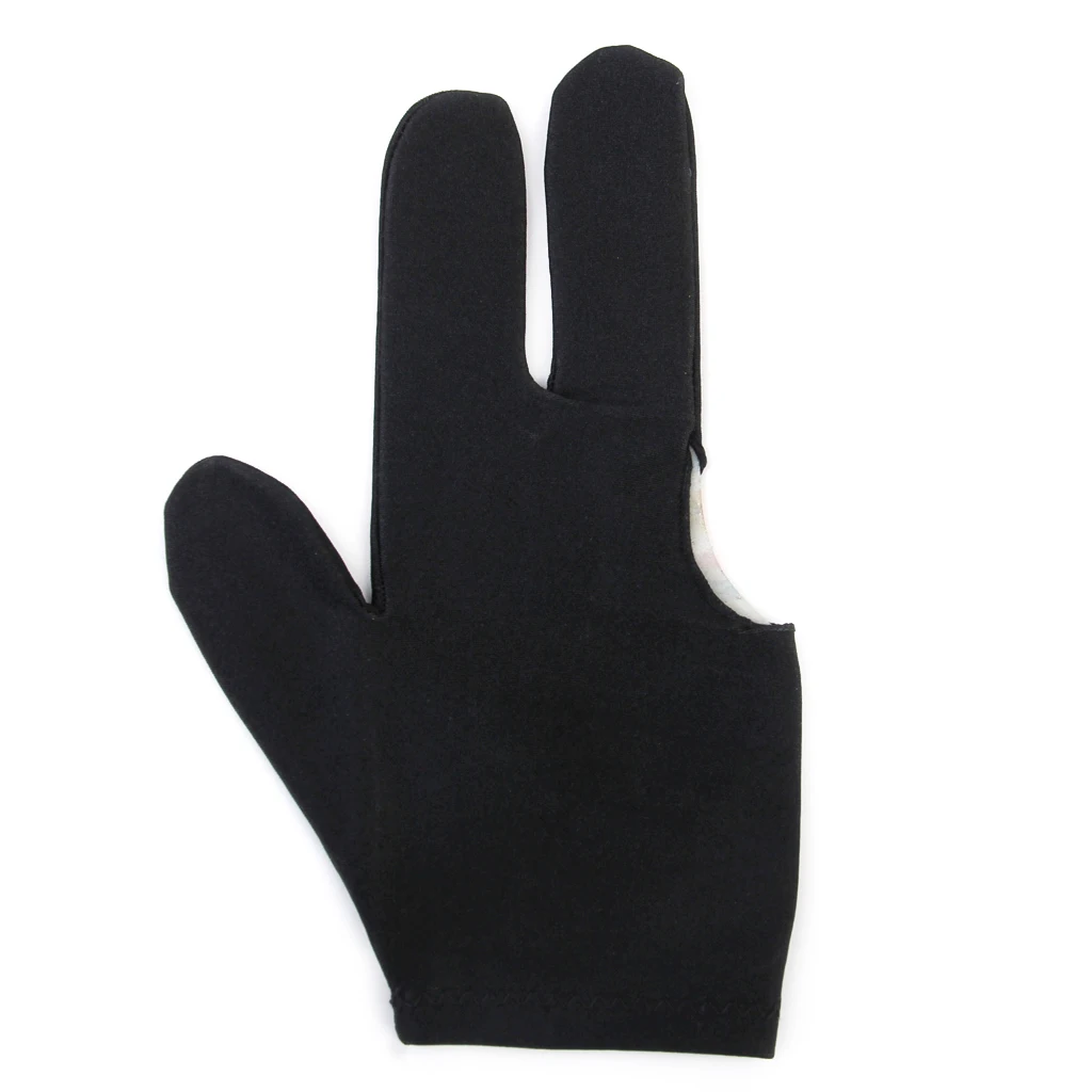 

3 Finger Snooker Pool Billiard Table Cue Gloves Stretchy Nylon Fingers Protection Mitts Mittens for Sports Accessories