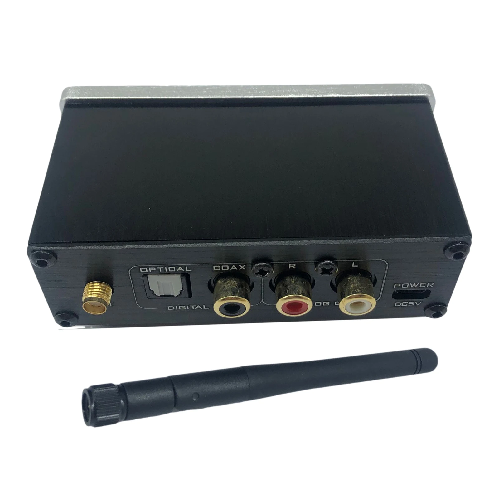 

DC5V BTS1 CSR8670 4.0 CSR8670 Bluetooth Receiver Amplifier APT-X Wireless Audio Receiver Antenna Support Fiber Coaxial AUX Outpu