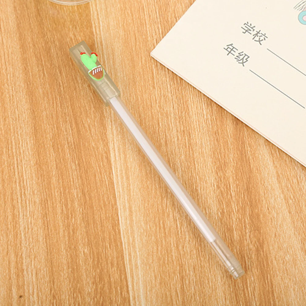 Гелевые чернильные роликовые шариковые милые кактус мультфильм колючая груша