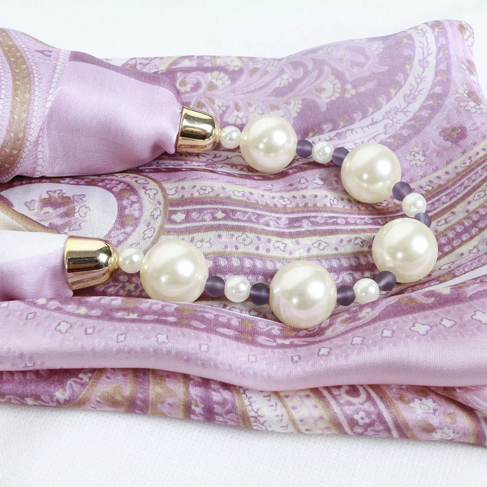 Шелковый шарф mujer кулон ожерелье шарфы ювелирные изделия эшарп хиджаб feminino