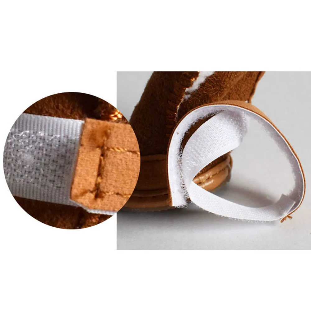 Зимняя Теплая обувь S XXL для собак 4 шт./компл. Симпатичные ботинки зимняя