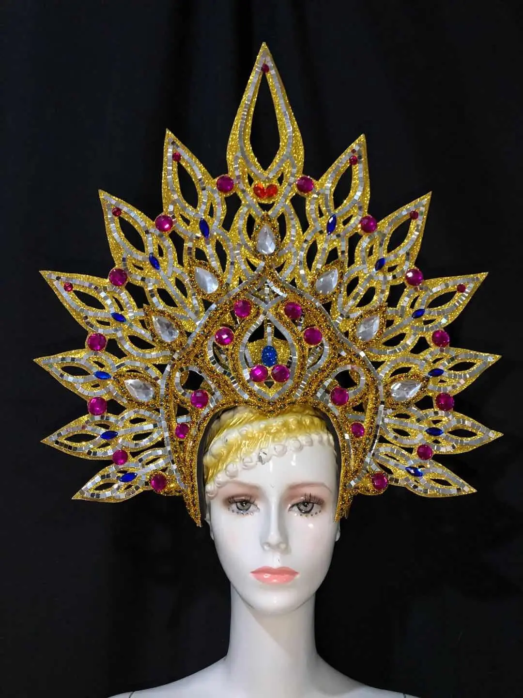 Головной убор Из перьев для латинских танцев самбы |