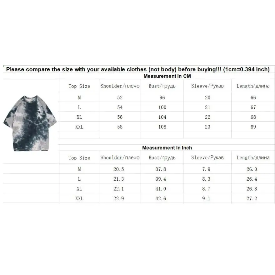 

Tie Dye Women's T Shirt Summer Short Sleeve Female T-shirts Casual Tee Tops O-neck Loose Ladies Girls Tshirt Harajuku Women Tops