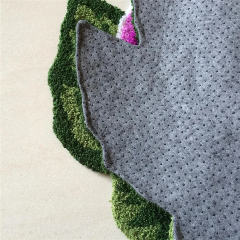 Роза цветок формы коврик половик с цветочным рисунком входной нескользящий