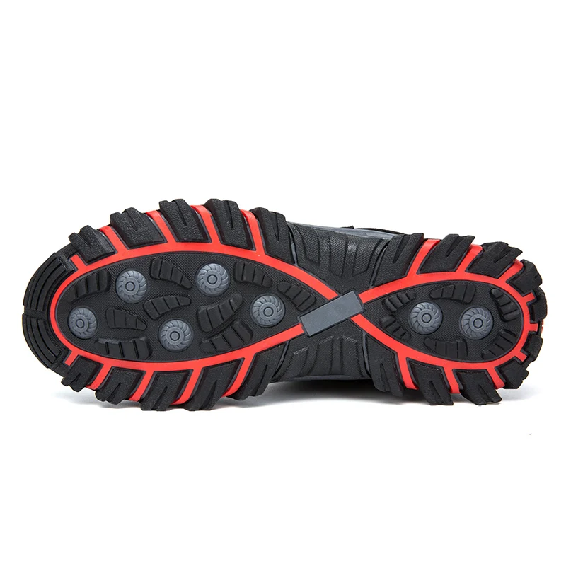 

Men Winter Waterproof Hiking Shoes with Fur Warm Snow Boots Women Outdoor Trekking Walking Shoes Sneakers Rubber Ankle Boots