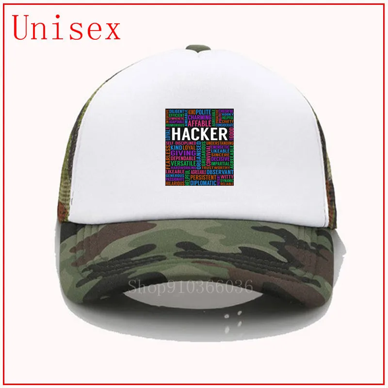 Hacker Job dad hats for men baseball cap casquettes de man hat girls with plastic | Аксессуары для одежды