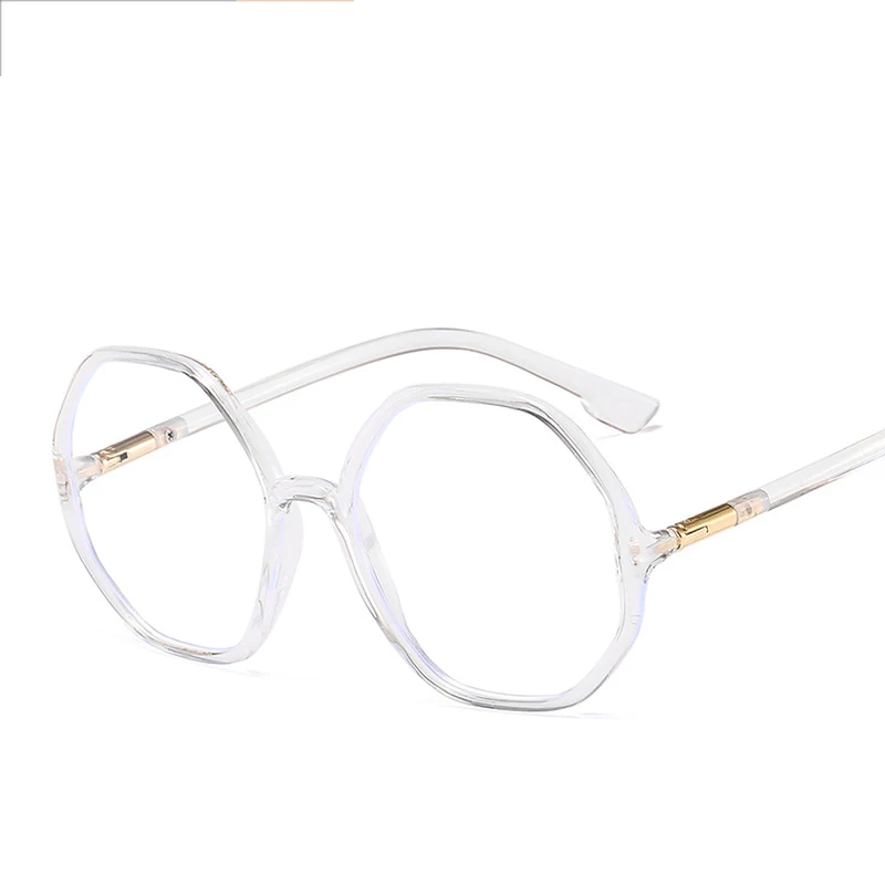 Новый анти-синий светильник с шестигранной оправой для очков женщин Ретро