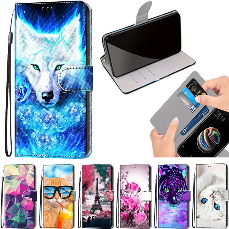

Wallet Case For Asus Zenfone Max Pro M2 M1 ZB601KL ZB631KL ZB633KL Case Flip Stand With 3 Card Slot Holder Magnetic Book Covers